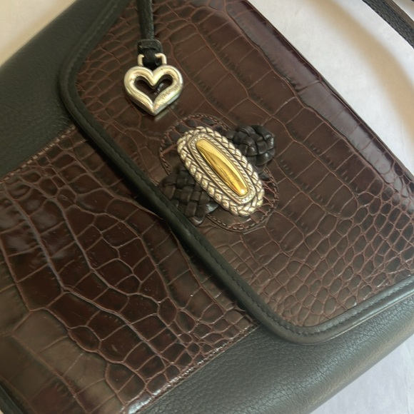 BRIGHTON New Classic Black and Brown Shoulderbag - Picture 5 of 12